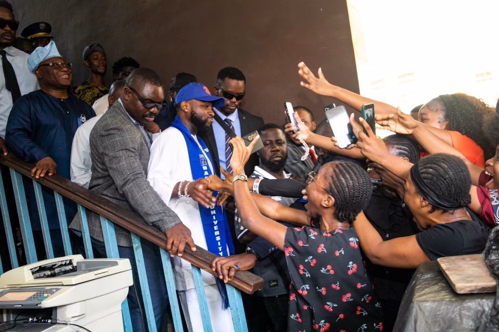 Davido at Babcock