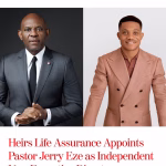 Heirs Life Assurance names Pastor Jerry Eze independent non-executive director